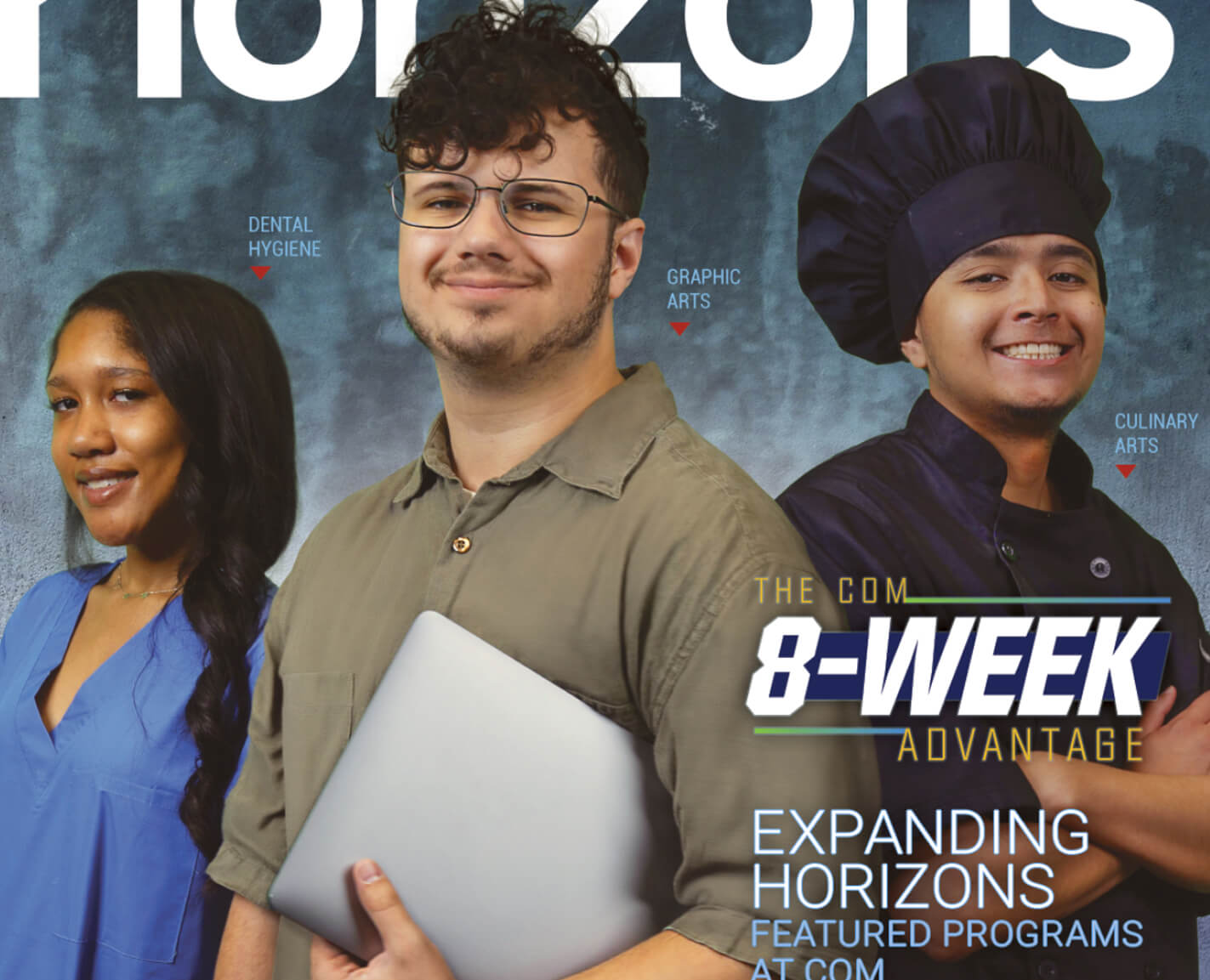 COM Horizons Magazine. Copyright College of the Mainland.