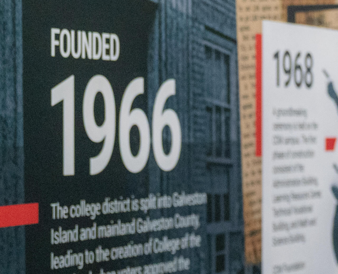 COM timeline. Copyright College of the Mainland.